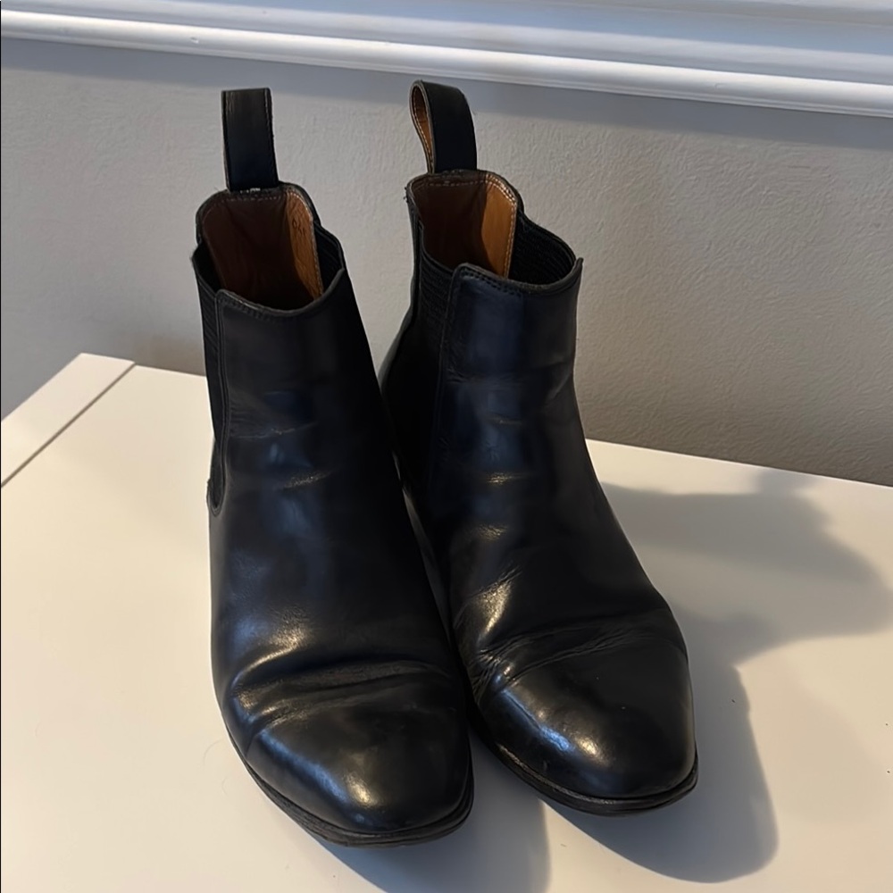 John Fluevog CAIRO Black Ankle Boots